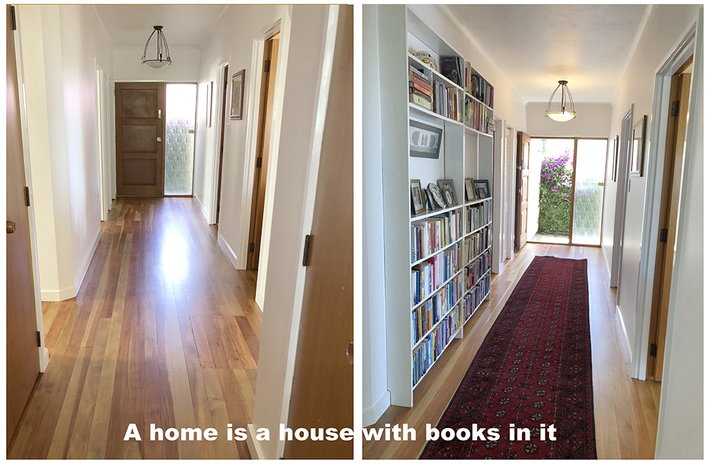 A home is a house with books in&nbsp;it